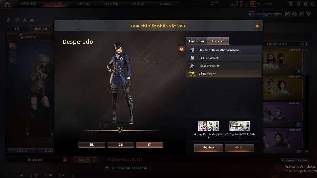 shop acc cf uy tin gia re